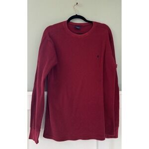 Polo Ralph Lauren Sleepwear Men's Large Long Sleeve Waffle Knit T Shirt Red